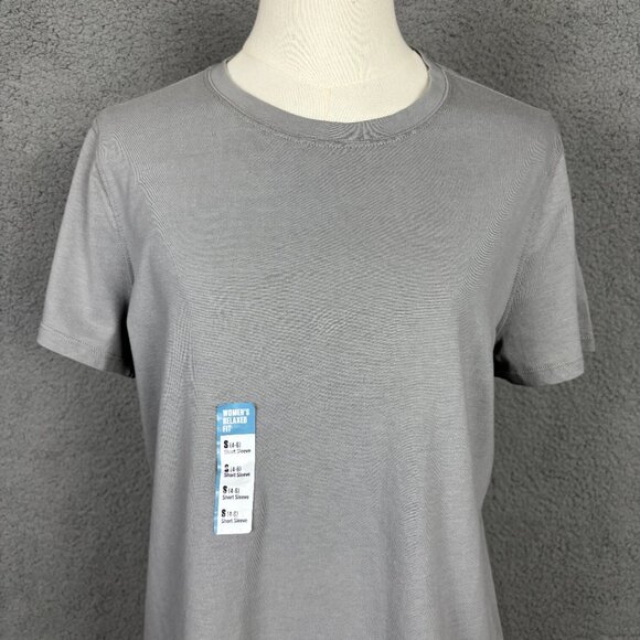 Carhartt Women's Women's Relaxed Fit Short-Sleeve Crewneck T-Shirt Gray Small - Picture 2 of 13